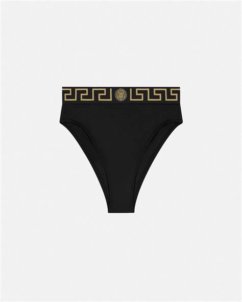 kids versace swimsuit|Versace high waisted bikini bottom.